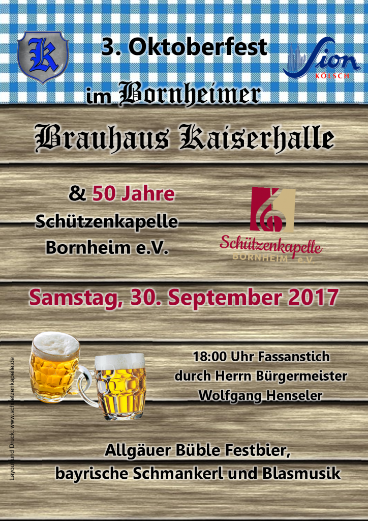 Oktoberfest in der Kaiserhalle