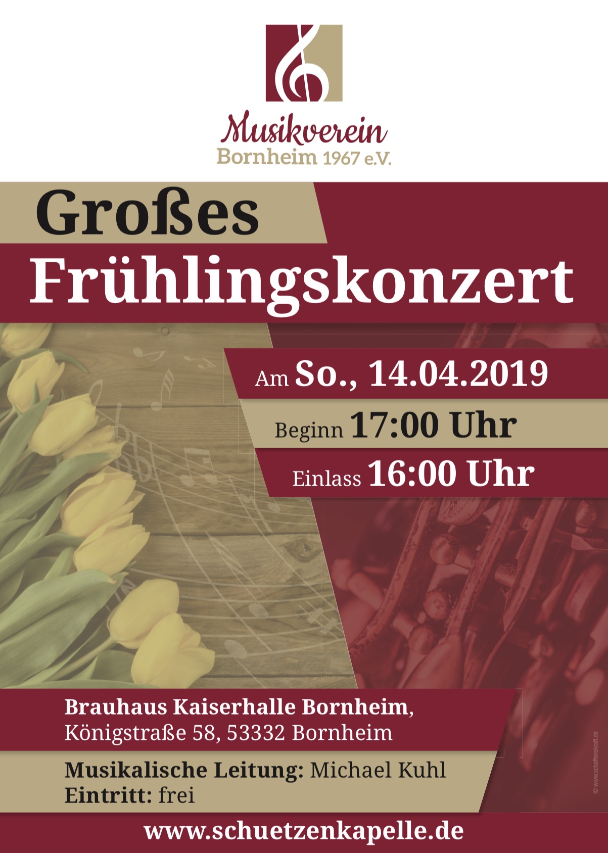 Einladung zum Frühlingskonzert 2019