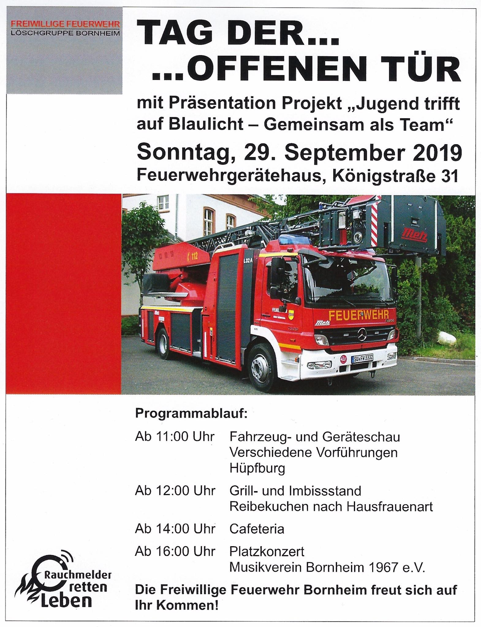 Tag der offenen Tür - Löschgruppe Bornheim Tag der offenen Tür - Löschgruppe Bornheim